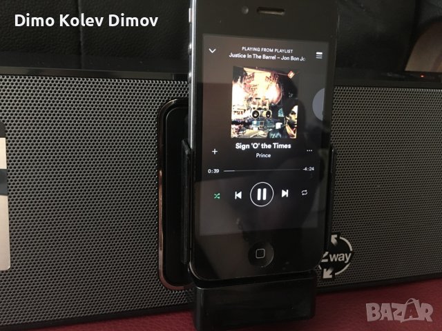 SONY iPhone iPod станция Spotify, снимка 3 - Аудиосистеми - 37201541