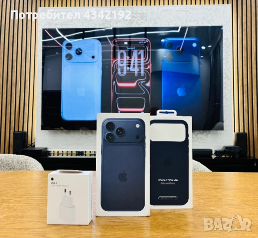 Нов iPhone 17 Pro 256GB подаръци Кейс и адаптер 20w, снимка 2 - Apple iPhone - 52047310