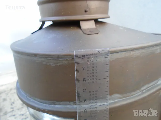 Ветроупорен жепейски фенер, снимка 6 - Антикварни и старинни предмети - 49136168