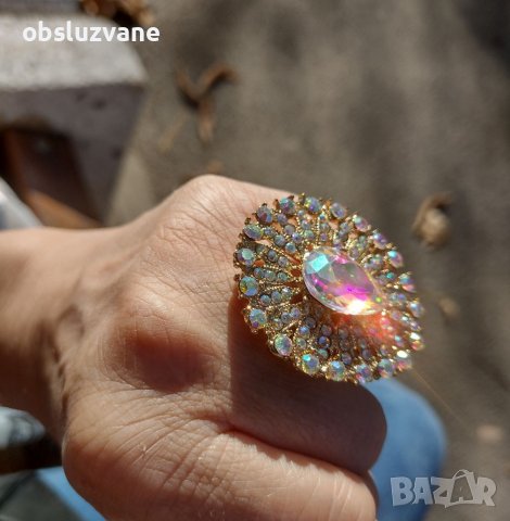 Пръстен Есен хамелеон, снимка 2 - Пръстени - 38546786