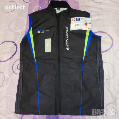 Олекотен елек Bjorn Daehlie „B" ODLO Норвегия.  Елека е нов размера е 2xl но отговаря на XL под мишн, снимка 2 - Зимни спортове - 43356582