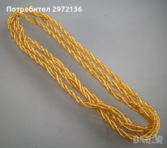 Колие гердан чешки стъклени мъниста