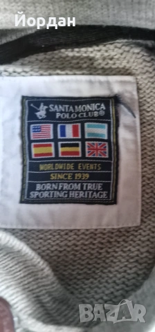 Мъжки пуловер – SANTA MONICA POLO CLUB. размер - M, снимка 10 - Пуловери - 53298244