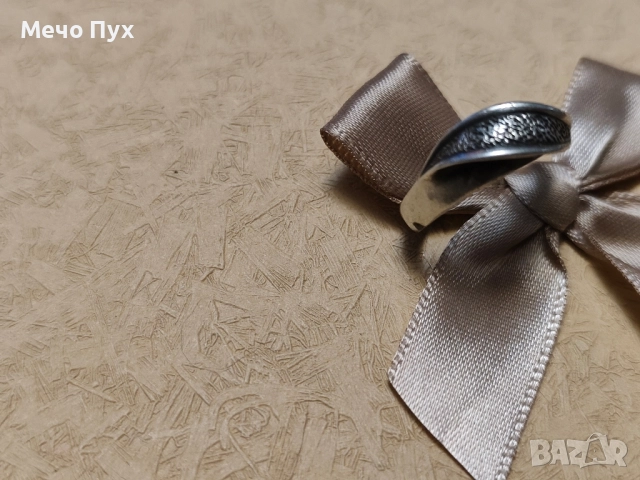 Сребърен пръстен (294), снимка 7 - Пръстени - 52298413