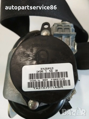 Преден десен колан за безопасност за Jeep Patriot (2008) 605884104C, снимка 2 - Части - 53510579