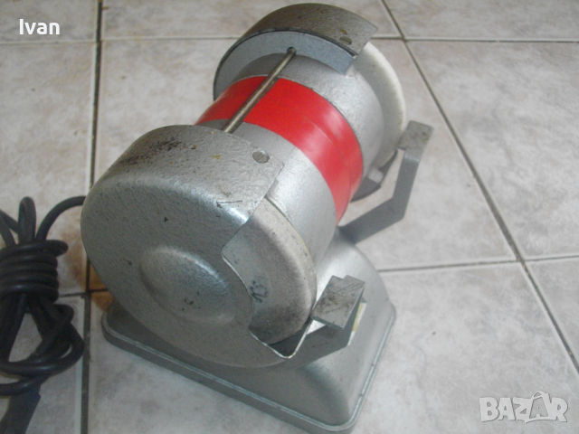 СССР Руски Профи Точиларски Обущарски ШМИРГЕЛ 90 Вата-2100 Об/мин-ф100мм-Почти Нов-ОТЛИЧЕН, снимка 15 - Други инструменти - 36416058