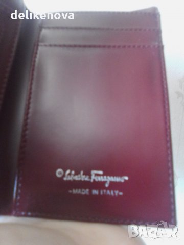 Salvatore Ferragamo. Made in Italy. Уникален портфейл, снимка 7 - Портфейли, портмонета - 33537706