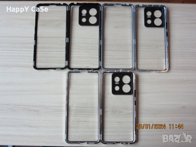 Xiaomi Redmi Note 13 Pro 4G 5G / 13 Pro+ / 13 5G / Двоен 360 магнитен кейс калъф с камера протектор, снимка 7 - Калъфи, кейсове - 43789376