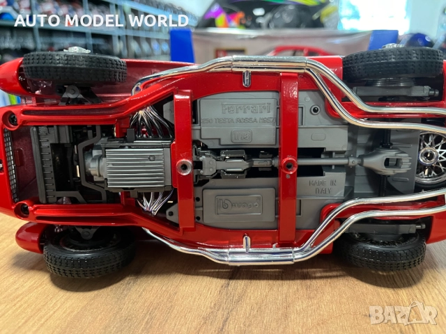 Нова метална колекционерска количка модел FERRARI 250 1:18, снимка 6 - Колекции - 51790056