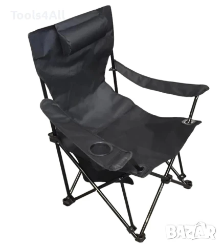 Сгъваем Къмпинг Стол с Възглавница, 3 цвята