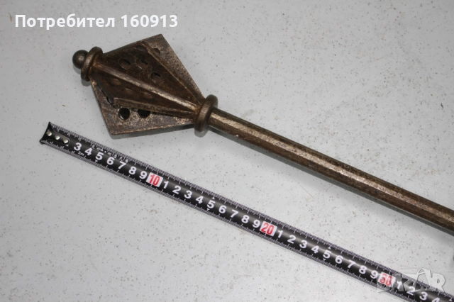 Оригинален Старинен Западноевропейски Боен Буздуган., снимка 2 - Антикварни и старинни предмети - 51443258