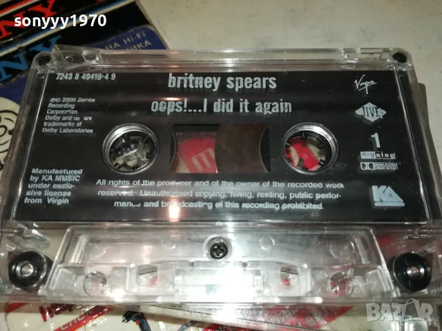 BRITNEY SPEARS-ORIGINAL TAPE 1802252224, снимка 4 - Аудио касети - 49185808