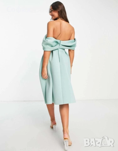 ментова рокля АСОС,р-р хс/с, снимка 2 - Рокли - 52776246