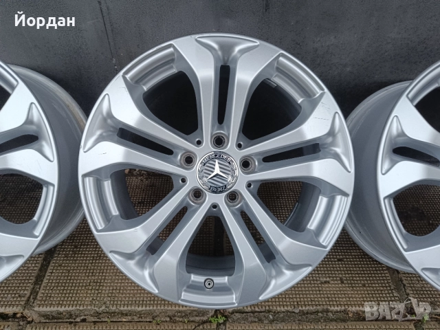 ОРИГИНАЛНИ джанти 17 ' цола 5x112 МЕРЦЕДЕС / MERCEDES BENZ ET36 7,5J 66,6, снимка 9 - Гуми и джанти - 52344984