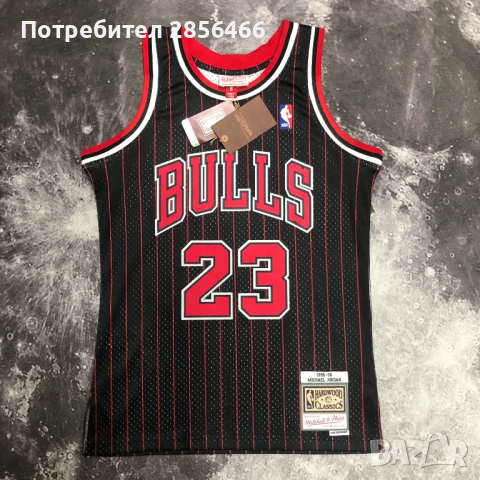 Мъжки потник Mitchell&Ness Chicago Bulls Michael Jordan размер XL, снимка 2 - Тениски - 52183350