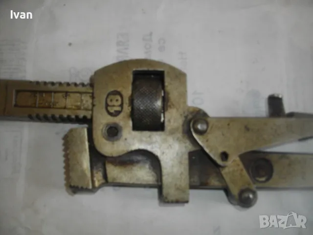 НЕМСКИ ВОДОПРОВОДЕН КЛЮЧ 2"ЦОЛА 55см/ЗАХВАТ 10см Drop Foed Steel 18 ОТЛИЧЕН ПОЧТИ НОВ, снимка 7 - Други инструменти - 48228705