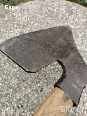 Стара дърводелска брадва Ochsenkopf/F.G.F-Германия, снимка 9 - Колекции - 50355063