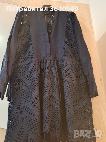 Тъмносиня туника., снимка 2 - Туники - 51736527