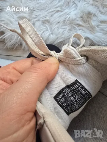 оригинални кожени кецове Tommy Hilfiger 38 номер, снимка 5 - Маратонки - 48919695