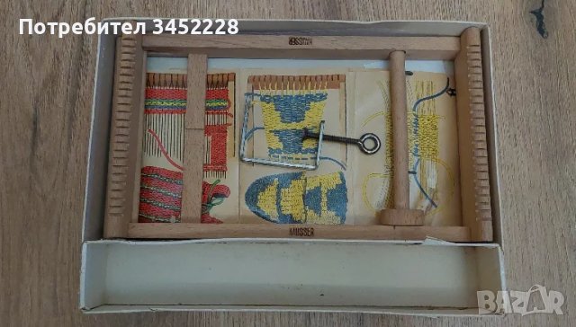 стан за тъкане детски за колекционери , снимка 5 - Антикварни и старинни предмети - 49590888