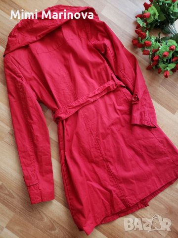 Червено яке   Minikoko, снимка 3 - Якета - 27087403