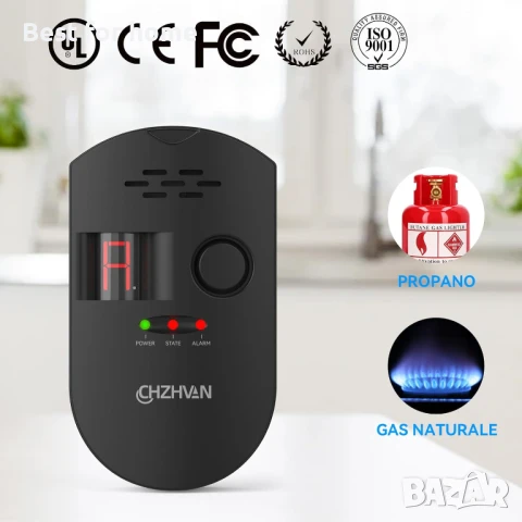 Газов детектор CHZHVAN, снимка 5 - Друга електроника - 51084869