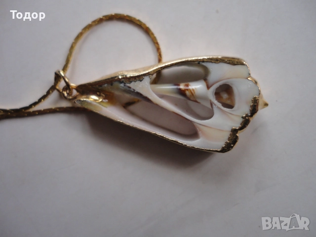 Уникално позлатено колие с обков , снимка 7 - Колиета, медальони, синджири - 52669957