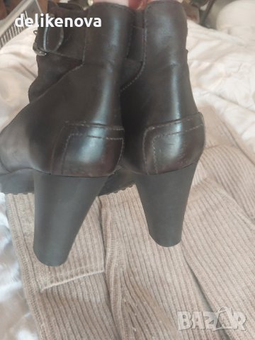 TOD'S Original. Size 38 1/2 Страхотни кожени боти, снимка 6 - Дамски боти - 43361810