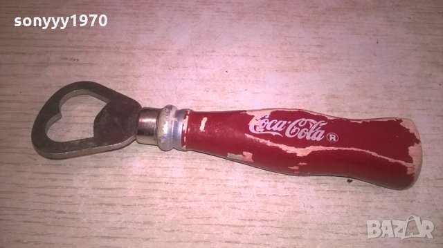 coca cola-italy-15х4см-ретро отварачка-внос швеицария, снимка 2 - Колекции - 27745536