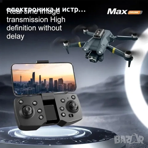 Сгъваем дрон M3 max Двойна камера HD, Широкоъгълен 120° , снимка 3 - Друга електроника - 53040720