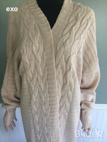 Елегантна жилетка, Жилетка с качулка, Бежова жилетка, снимка 4 - Жилетки - 43233077