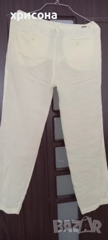 Летен ленен панталон,прав-48  номер, снимка 2 - Панталони - 50828259