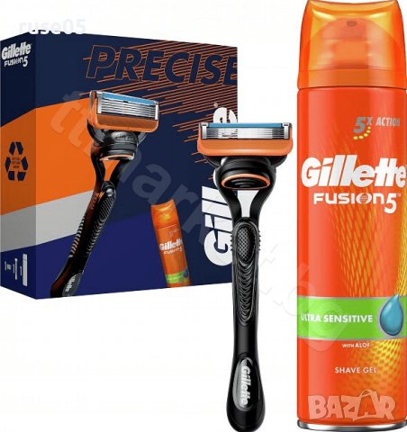 Комплект "Gillette *FUSION5* PRECISE" за бръснене нов