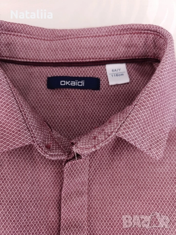 Детска риза Okaïdi с дълъг ръкав – 6 г. / 116 см, снимка 2 - Детски ризи - 52828326