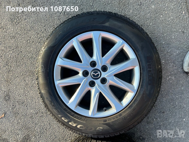 Оригинални джанти за Мазда - 17, снимка 4 - Гуми и джанти - 53306670