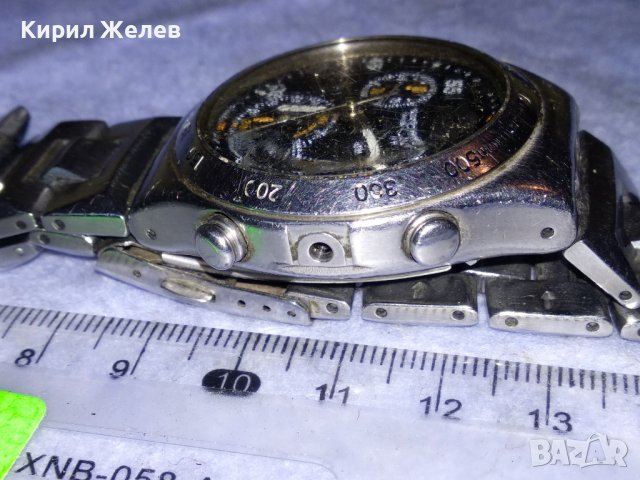 SWATCH SWISS AG2005 Марков ОРИГИНАЛЕН ШВЕЙЦАРСКИ КВАРЦОВ ЧАСОВНИК с ВЕРИЖКА БЛАГОРОДНА СТОМАНА 35320, снимка 4 - Мъжки - 39893611