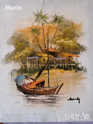 Оригина картина на DAVID ROBERTS , снимка 2 - Други ценни предмети - 49270519