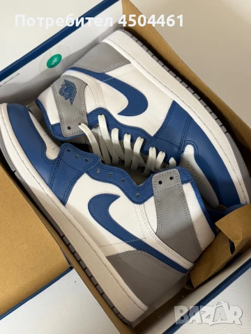 Nike Air Jordan 1 Retro High OG True Blue , снимка 1