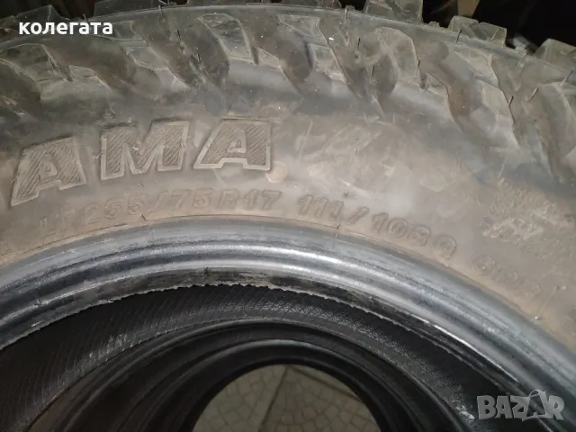 Yokohama Geolander M/T LT255/75 R17 DOT4623, снимка 3 - Гуми и джанти - 47884724