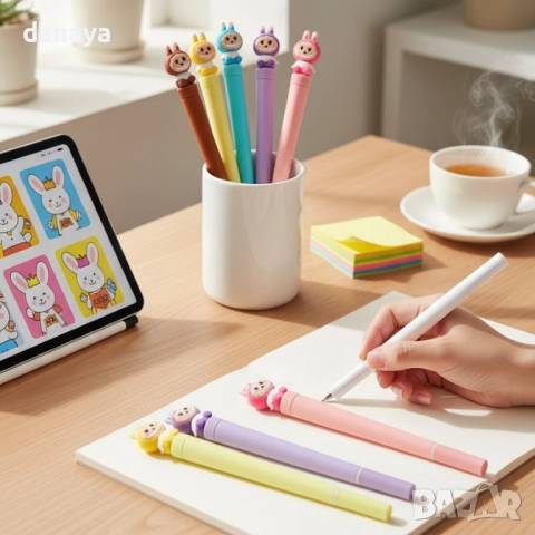 6256 Забавна антистрес химикалка LaBubu химикал Лабубу, снимка 4 - Ученически пособия, канцеларски материали - 52142525