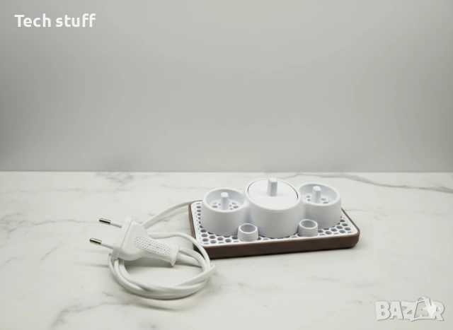 Двойна поставка за електрически четки за зъби Oral B, снимка 2 - Други стоки за дома - 53090003