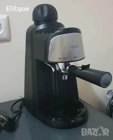 Еспресо машина MUHLER, 3.5 бара 2в1 Гаранция: 24 месеца.