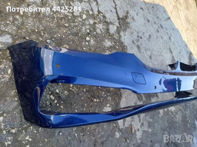 предна броня BMW 5 seria G30, G31 модел 2017-2020 г. #1030V, снимка 3 - Части - 49632354