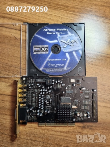 Creative Sound Card, X-Fi Audio SB0460 7.1 канала звукова карта