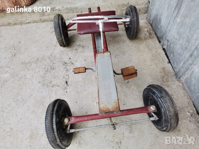 Стара детска количка, снимка 2 - Антикварни и старинни предмети - 36911658