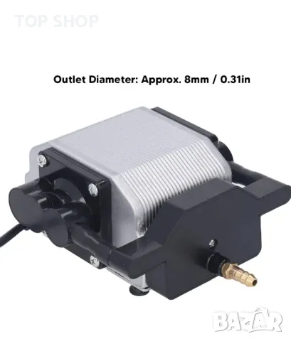 Въздушен компресор 30L/Min Air Assists 220V за CNC гравираща машина или голям аквариум, снимка 13 - Гедорета - 48934899