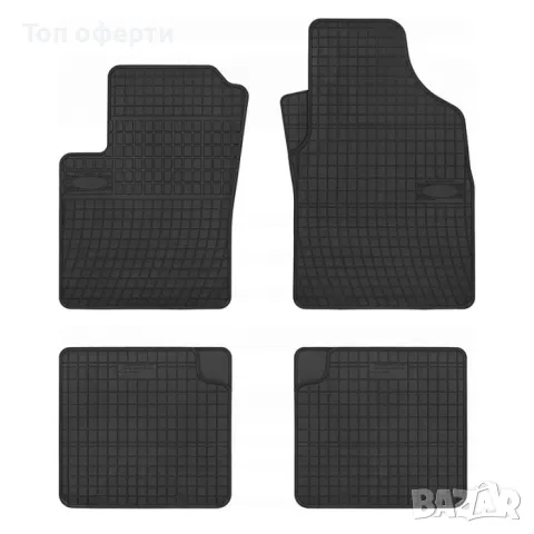 Гумени стелки Frogum съвместими с Ford Ka (2008-2016), Fiat 500/500 C от 2007,  Fiat Panda II 2003-2