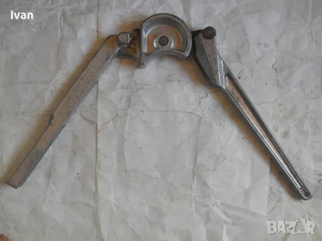 ROTHENBERGER 18мм ТРЪБОГИБ Алуминиев Уред огъване меки полутвърди тръби диаметър ф18мм Масивен 2,5кг, снимка 5 - Други инструменти - 47365090