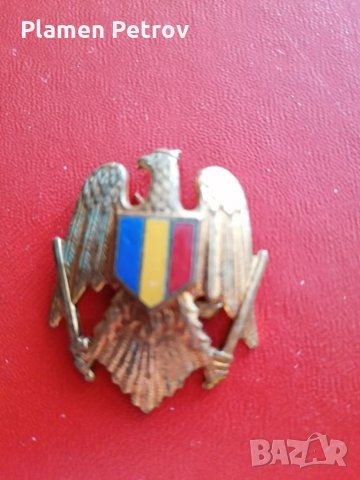 Румънска значка , снимка 1 - Антикварни и старинни предмети - 32301730