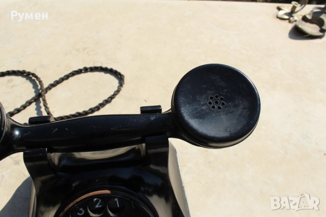 Телефонен апарат - ретро, снимка 4 - Антикварни и старинни предмети - 51449150